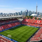 BMO Field de Toronto préparé pour les matchs du Groupe B de la Coupe du Monde 2026