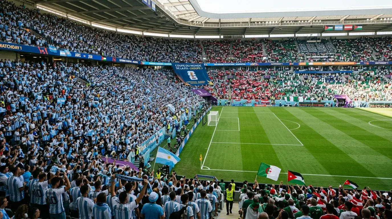 Analyse du Groupe J de la Coupe du Monde 2026 avec l'Argentine, l'Algérie, l'Autriche et la Jordanie