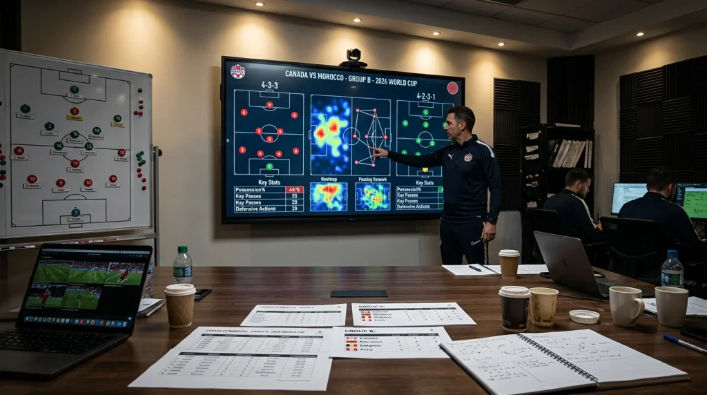 Analyse tactique des groupes A B C D de la Coupe du Monde 2026 avec statistiques des équipes