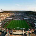 Estadio Azteca à Mexico, stade légendaire accueillant sa troisième Coupe du Monde en 2026